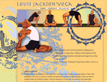 Tablet Screenshot of louisjacksonyoga.com